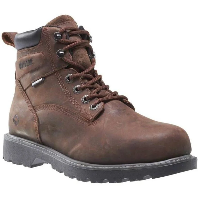 Wolverine Women's Floorhand Steel Toe WP Work Boot - Brown - W10696