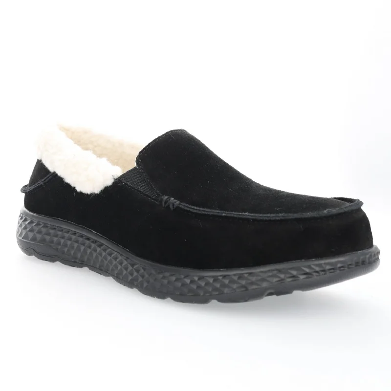 Britt Black Suede