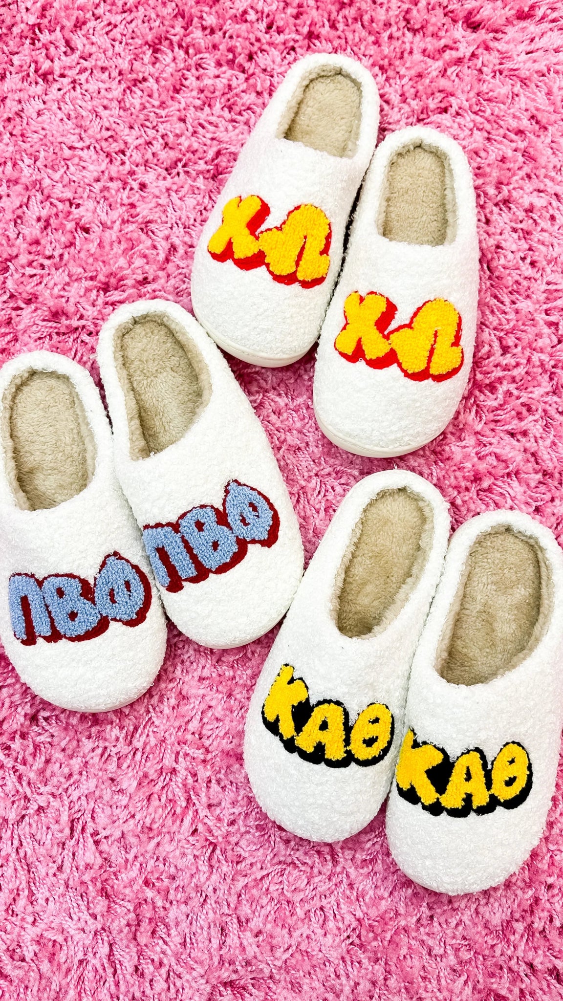 Duo Threads: Sorority Slippers Alpha Chi Omega