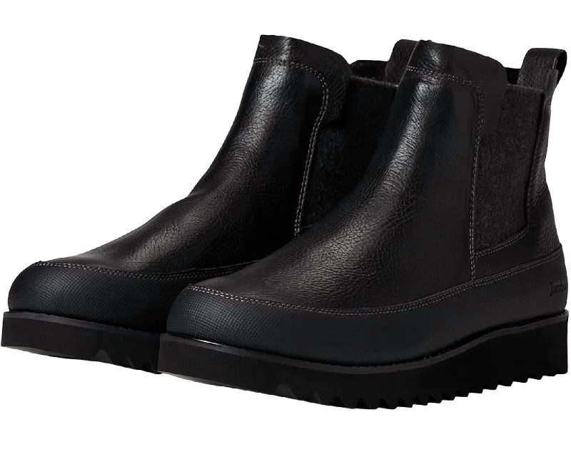 Gabby Waterproof Ankle Boot In Black