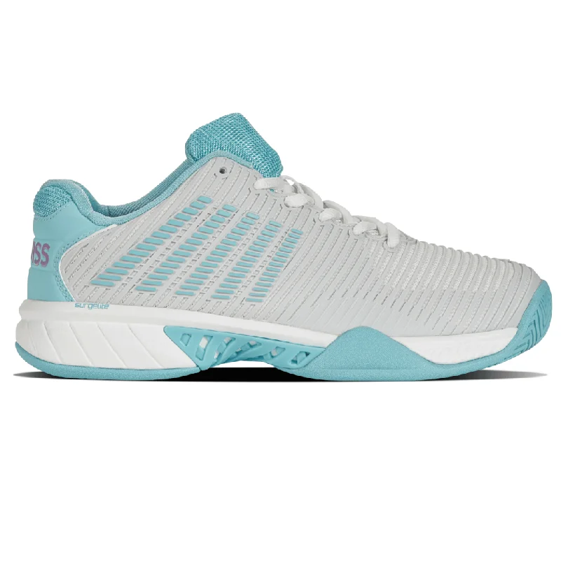 K Swiss Womens Hypercourt Express 2 Tennis Shoes - Bright White / Blue