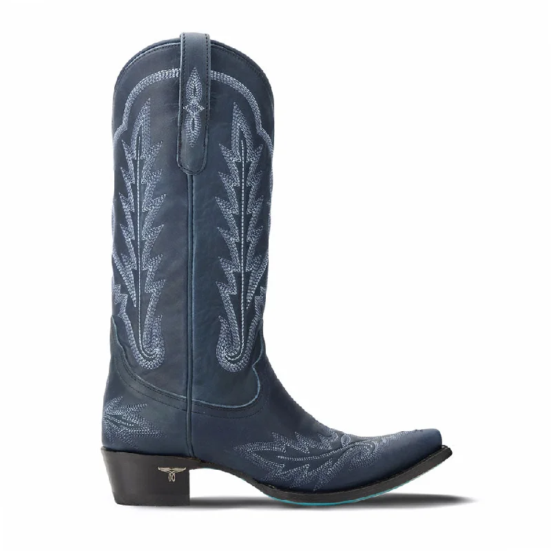 Lexington Embroidered Snip Toe Cowboy Boots