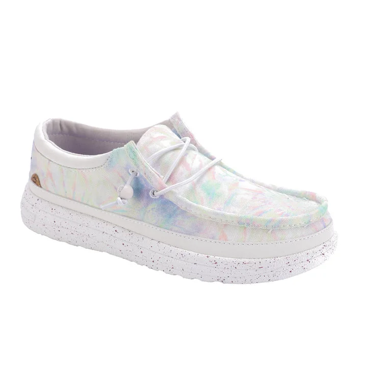 Maia Elastic Tie Loafer in Pastel Tie Dye CLOSEOUTS