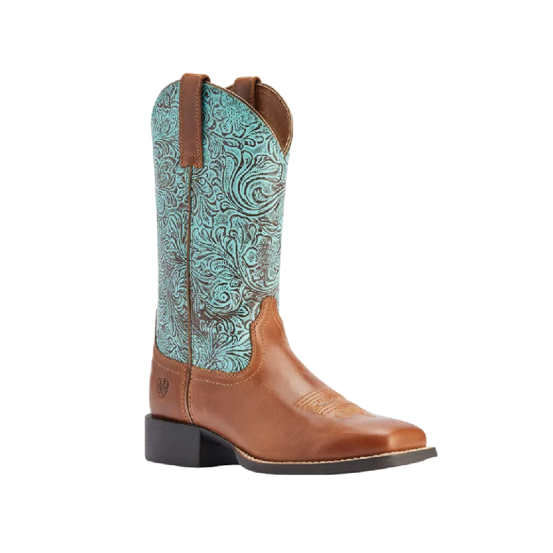 Ariat Women's Round Up Wide Square Toe Western Boot