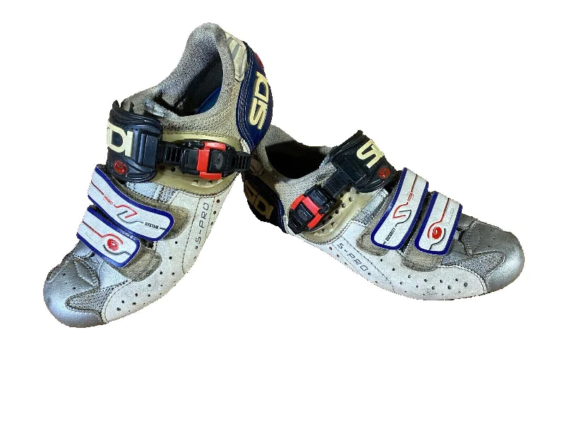 SIDI S-PRO Carbon Road Cycling Shoes Biking Boots Shoes EU38, US5, Mondo 228