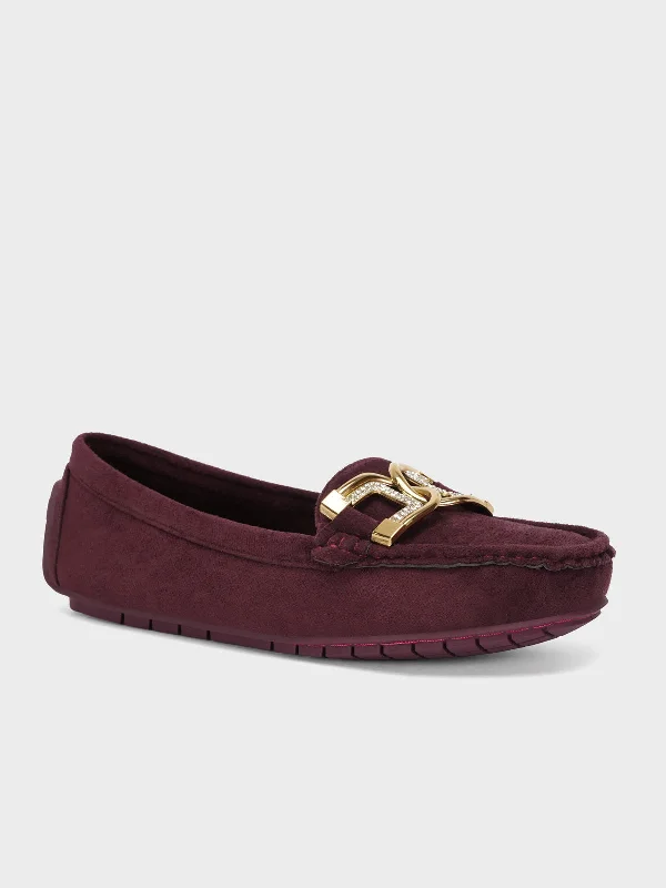 Womens "ALLIRA" Decorated Casual Moccasins