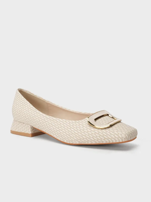 Women's "SANITO" Square Toe Casual Pumps