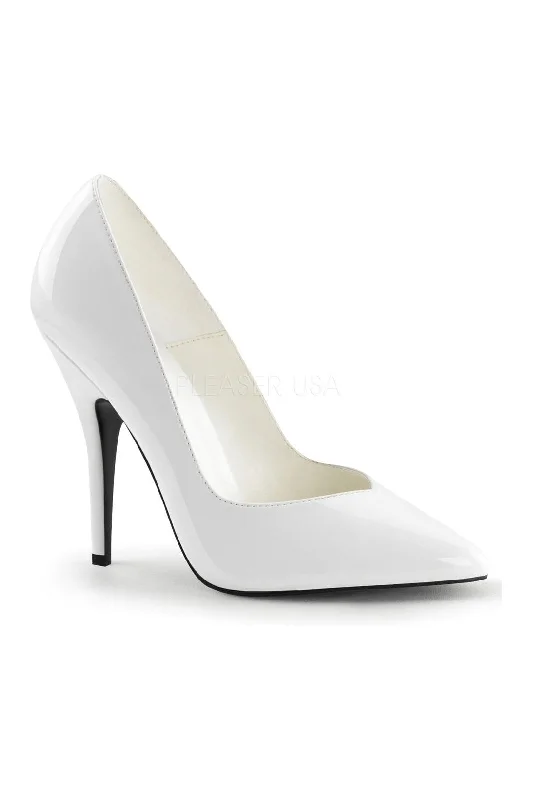 SEDUCE-420V Pump  | White Patent