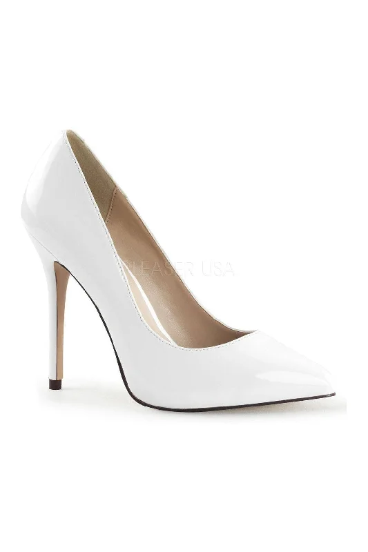 AMUSE-20 Pump  | White Patent