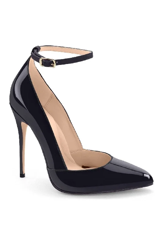 Sexy A-Line Ankle Strap Stiletto Pump