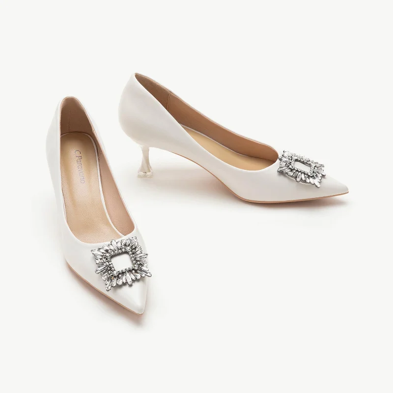 Crystal Buckle Pumps (Olivia)