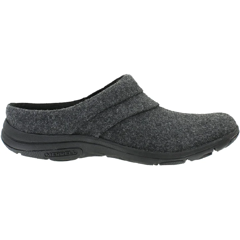 Women's Merrell Dassie Stitch Slide Black Wool