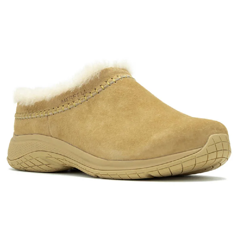 Merrell Encore Ice 5 Tan Wash Pig Suede Clog (Women's)