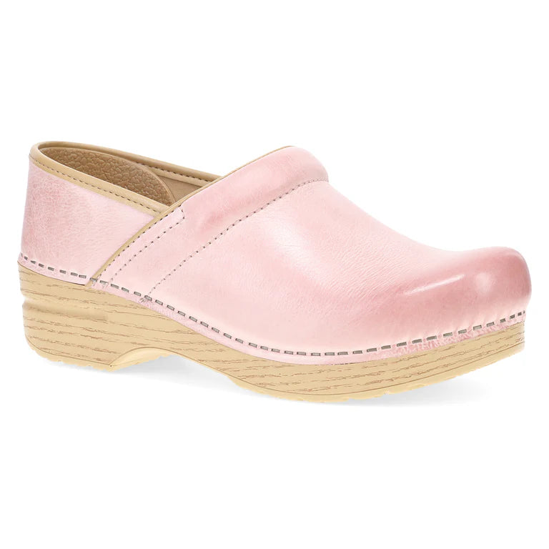 The Professional Clog in Pink Leather